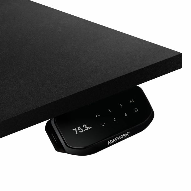 Регульований стіл ADAPWORK Smart 1 Motor AdapDesk 138х68 18мм Deep Black, Snow White (1061488885) в Украине