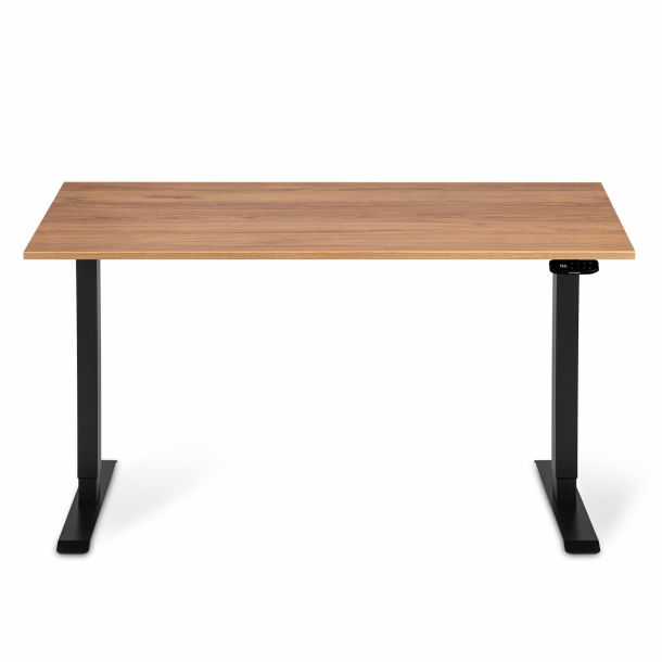 Регульований стіл ADAPWORK Smart 1 Motor AdapDesk 138х68 18мм Golden Wood, Space Black (1061488880) фото