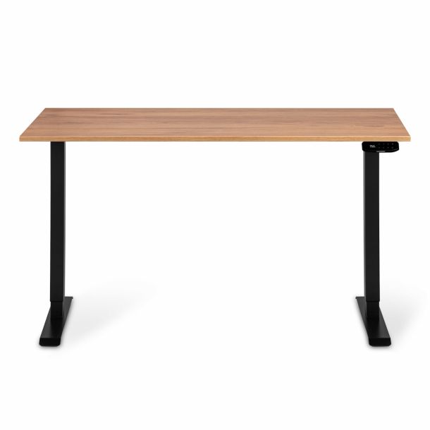 Регульований стіл ADAPWORK Smart 1 Motor AdapDesk 138х68 18мм Golden Wood, Space Black (1061488880) недорого