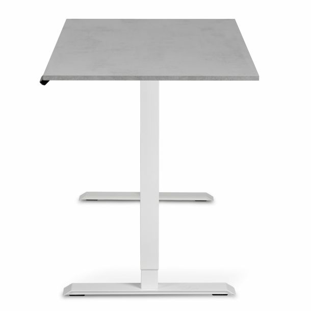 Регулируемый стол ADAPWORK Smart 1 Motor AdapDesk 138х68 18мм Smoky Gray, Snow White (1061488888) фото