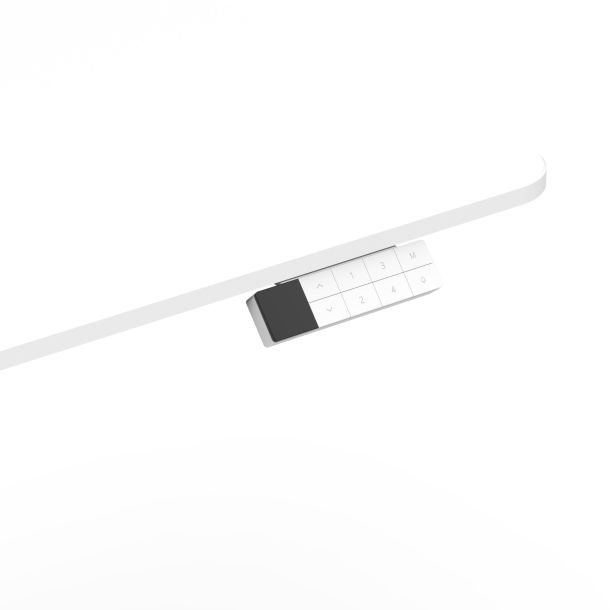 Регульований стіл ADAPWORK Smart 1L 1 Motor AdapDesk 80х60 25 мм Snow White (1061489121) цена