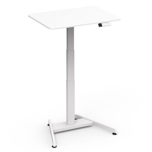 Регульований стіл ADAPWORK Smart 1L 1 Motor AdapDesk 80х60 25 мм Snow White (1061489121) недорого