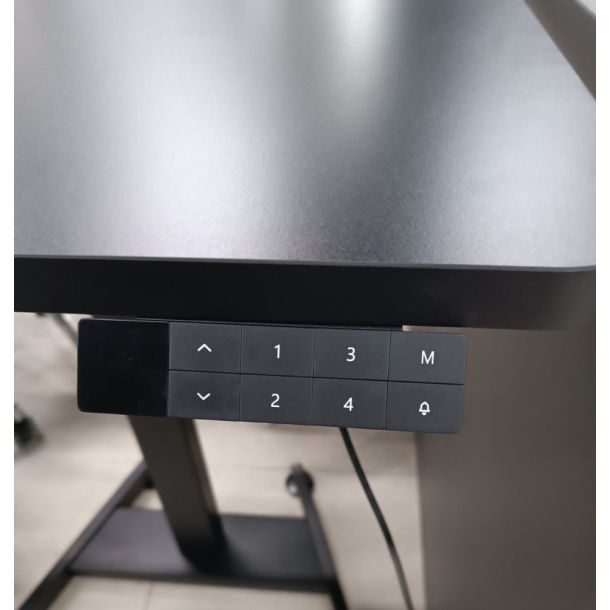 Регульований стіл ADAPWORK Smart 1L 1 Motor AdapDesk 80х60 25 мм Space Black (1061489122) купить
