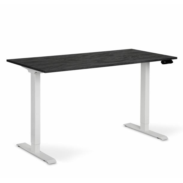 Регульований стіл ADAPWORK Smart 2 Motor AdapDesk 138х68 18мм Carbon Black, Snow White (1061489100) фото