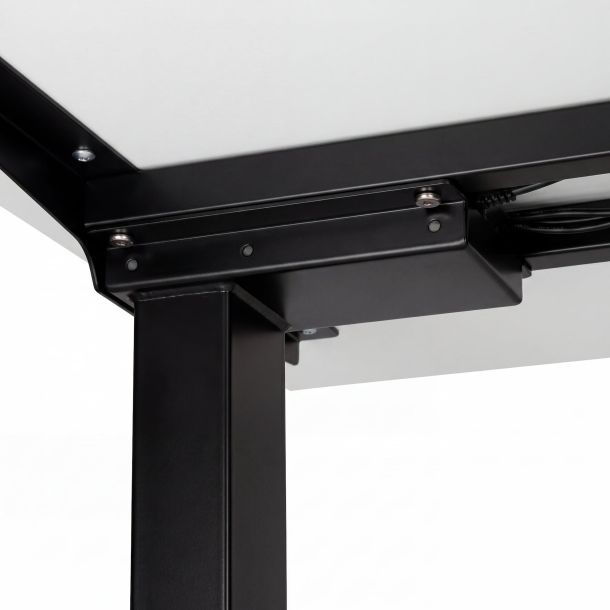Регулируемый стол ADAPWORK Smart 2 Motor AdapDesk 138х68 18мм Crystal White, Space Black (1061489096) в Киеве