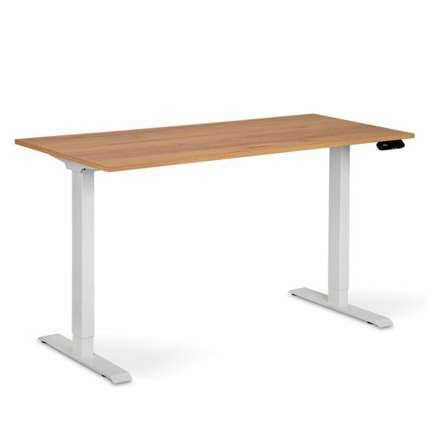 Регулируемый стол ADAPWORK Smart 2 Motor AdapDesk 138х68 18мм Golden Wood, Snow White (1061489101) фото