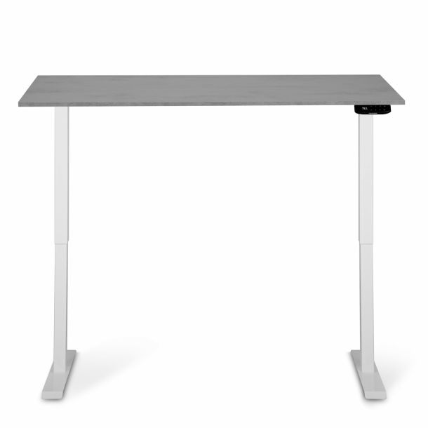 Регульований стіл ADAPWORK Smart 2 Motor AdapDesk 138х68 18мм Smoky Gray, Snow White (1061489098) в Украине
