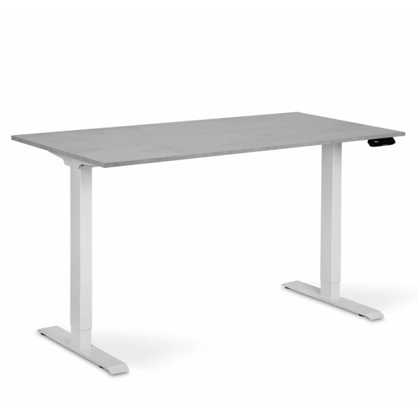 Регульований стіл ADAPWORK Smart 2 Motor AdapDesk 138х68 18мм Smoky Gray, Snow White (1061489098) фото