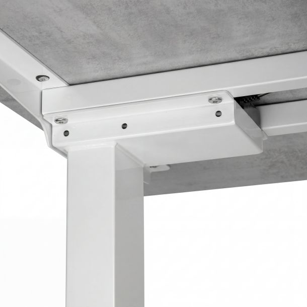 Регульований стіл ADAPWORK Smart 2 Motor AdapDesk 138х68 18мм Smoky Gray, Snow White (1061489098) в Киеве