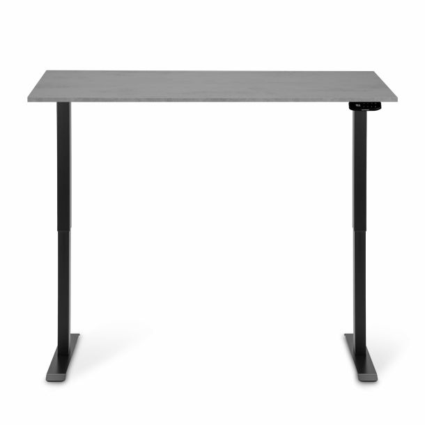 Регульований стіл ADAPWORK Smart 2 Motor AdapDesk 138х68 18мм Smoky Gray, Space Black (1061489095) в Украине