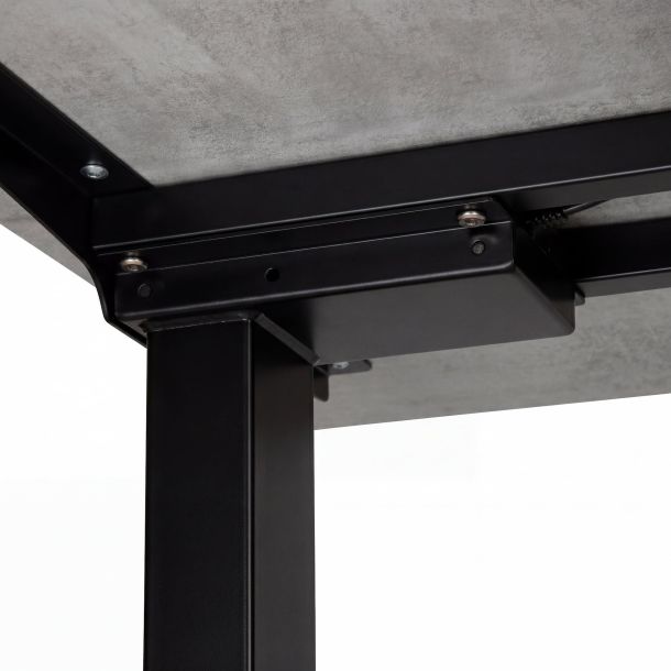 Регульований стіл ADAPWORK Smart 2 Motor AdapDesk 138х68 18мм Smoky Gray, Space Black (1061489095) в Киеве
