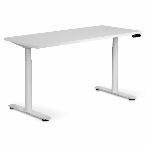 Регульований стіл ADAPWORK Smart 2 Motor Pro Max AdapDesk 136х66 36мм Crystal White, Snow White (1061488898) фото