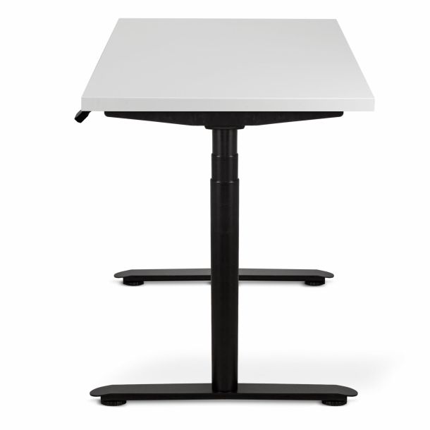Регульований стіл ADAPWORK Smart 2 Motor Pro Max AdapDesk 136х66 36мм Crystal White, Space Black (1061488893) дешево