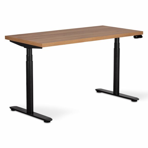 Регульований стіл ADAPWORK Smart 2 Motor Pro Max AdapDesk 136х66 36мм Golden Wood, Space Black (1061488889) фото
