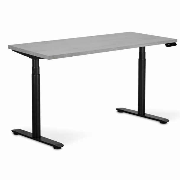 Регульований стіл ADAPWORK Smart 2 Motor Pro Max AdapDesk 136х66 36мм Smoky Gray, Space Black (1061488891) фото