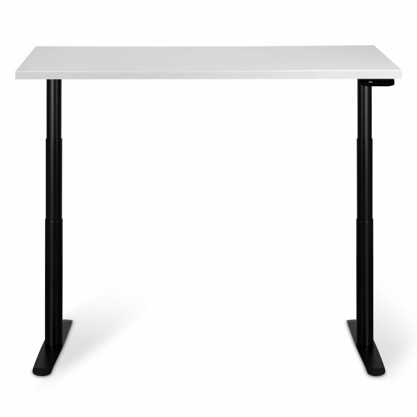 Регулируемый стол ADAPWORK Smart 2 Motor Pro Speed AdapDesk 136х66 36мм Crystal White, Space Black (1061488903) в Украине