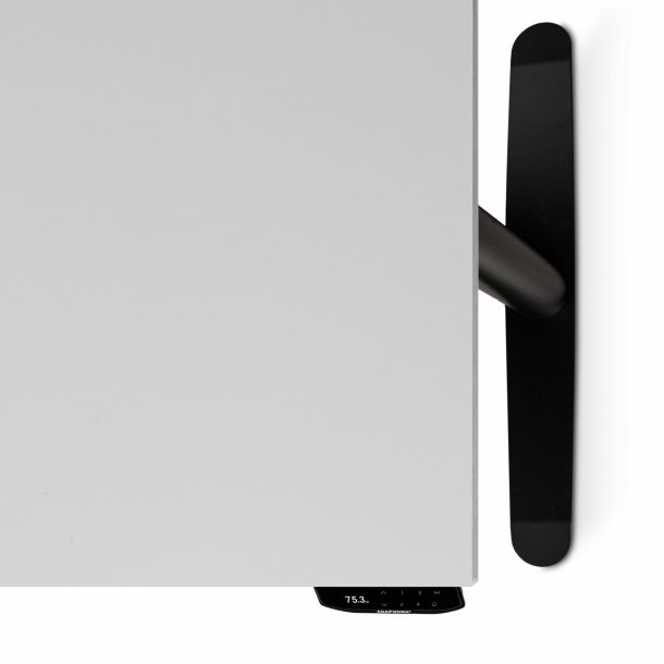 Регулируемый стол ADAPWORK Smart 2 Motor Pro Speed AdapDesk 136х66 36мм Crystal White, Space Black (1061488903) с доставкой