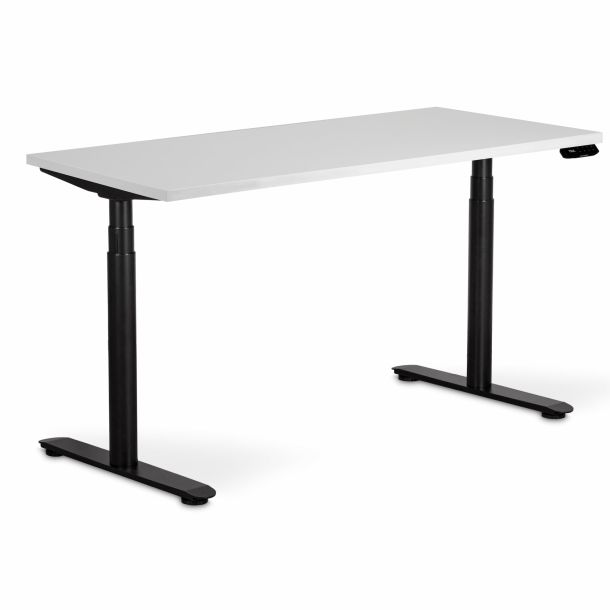 Регулируемый стол ADAPWORK Smart 2 Motor Pro Speed AdapDesk 136х66 36мм Crystal White, Space Black (1061488903) фото