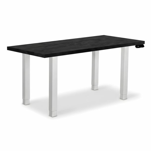 Регулируемый стол ADAPWORK Smart 4L 2 Motor AdapDesk 136х66 36 мм Carbon Black, Snow White (1061489108) фото