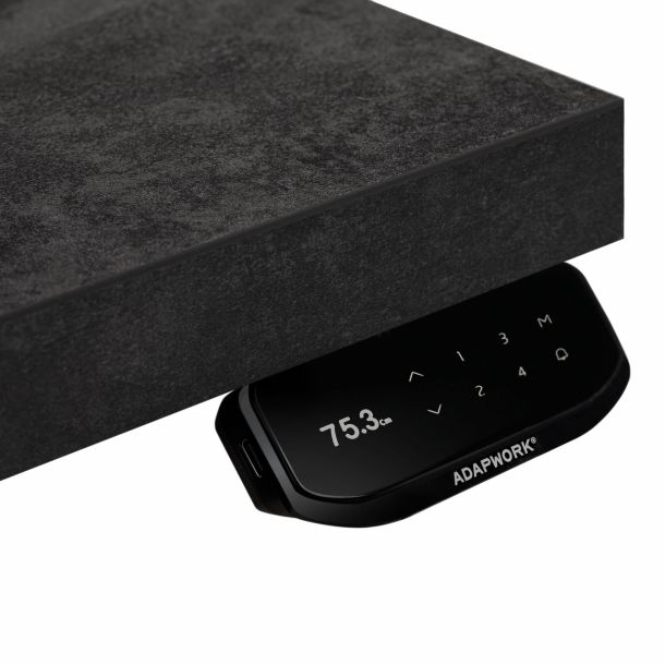 Регульований стіл ADAPWORK Smart 4L 2 Motor AdapDesk 136х66 36 мм Carbon Black, Space Black (1061489111) недорого