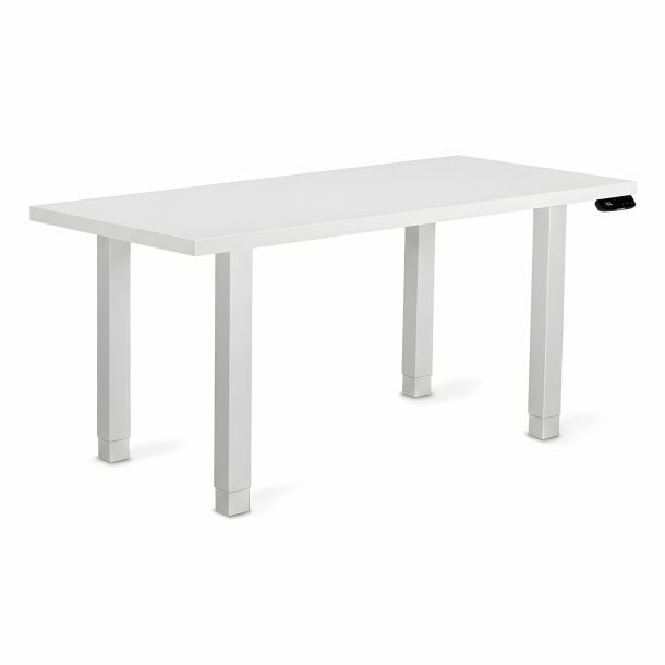 Регулируемый стол ADAPWORK Smart 4L 2 Motor AdapDesk 136х66 36 мм Crystal White, Snow White (1061489103) фото