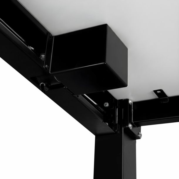 Регульований стіл ADAPWORK Smart 4L 2 Motor AdapDesk 136х66 36 мм Crystal White, Space Black (1061489109) в Киеве