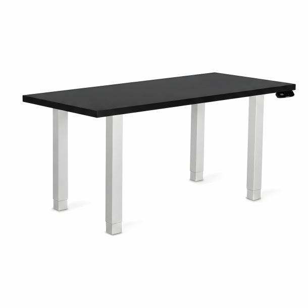 Регулируемый стол ADAPWORK Smart 4L 2 Motor AdapDesk 136х66 36 мм Deep Black, Snow White (1061489107) фото