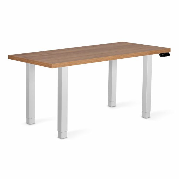 Регулируемый стол ADAPWORK Smart 4L 2 Motor AdapDesk 136х66 36 мм Golden Wood, Snow White (1061489104) фото