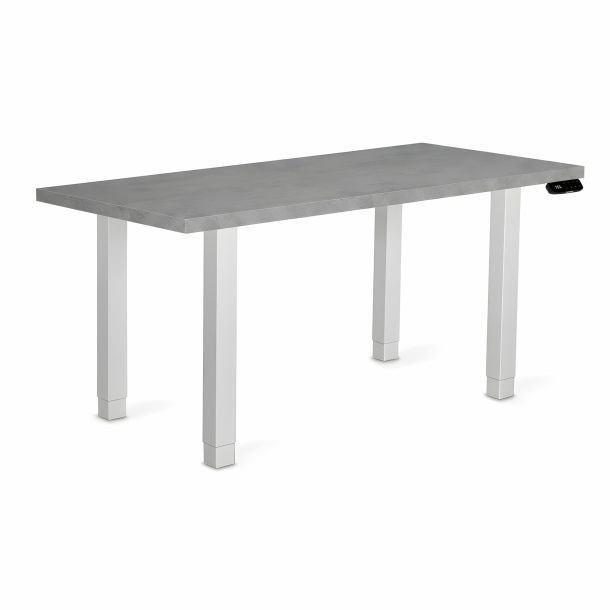 Регулируемый стол ADAPWORK Smart 4L 2 Motor AdapDesk 136х66 36 мм Smoky Gray, Snow White (1061489106) фото