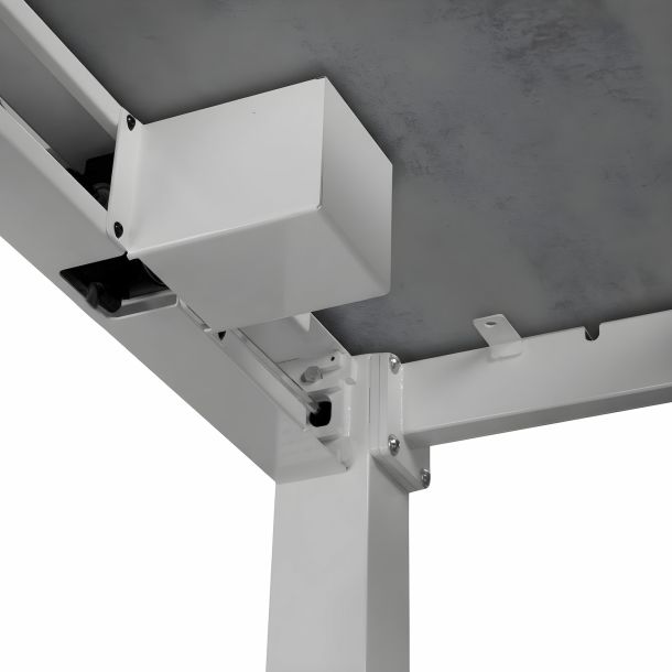 Регулируемый стол ADAPWORK Smart 4L 2 Motor AdapDesk 136х66 36 мм Smoky Gray, Snow White (1061489106) в Киеве