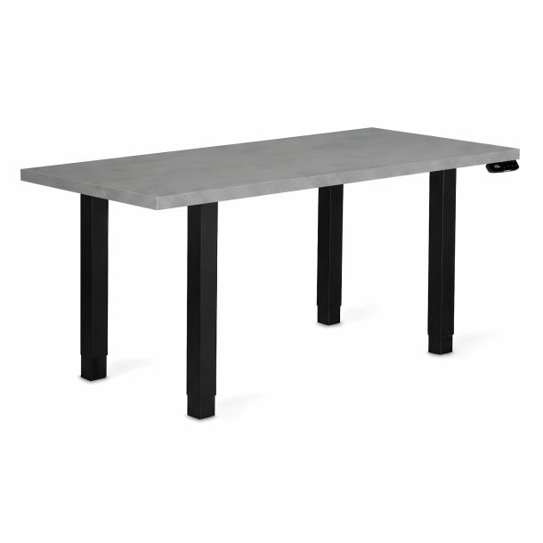 Регульований стіл ADAPWORK Smart 4L 2 Motor AdapDesk 136х66 36 мм Smoky Gray, Space Black (1061489110) фото