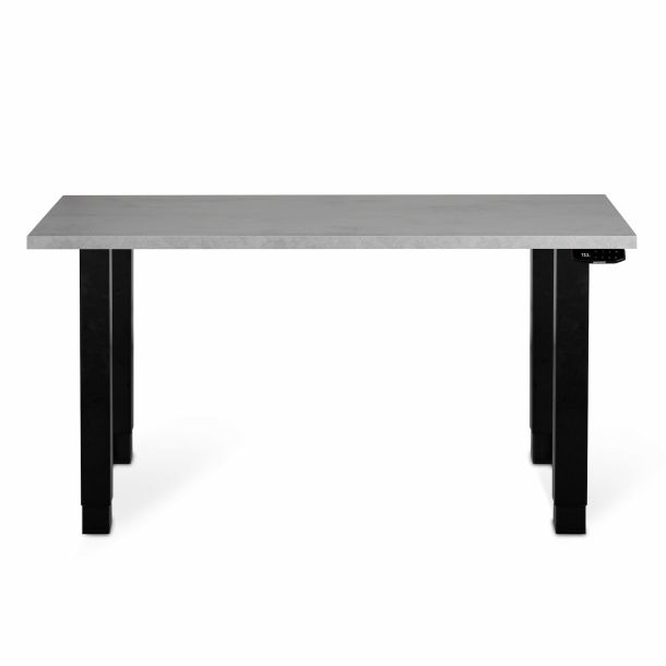 Регульований стіл ADAPWORK Smart 4L 2 Motor AdapDesk 136х66 36 мм Smoky Gray, Space Black (1061489110) купить