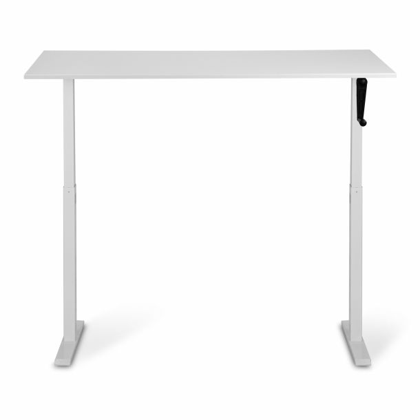Регульований стіл ADAPWORK Smart Manual AdapDesk 138х68 18мм Crystal White, Snow White (1061489134) с доставкой