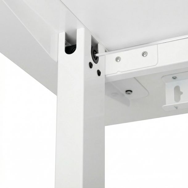 Регульований стіл ADAPWORK Smart Manual AdapDesk 138х68 18мм Crystal White, Snow White (1061489134) в Украине