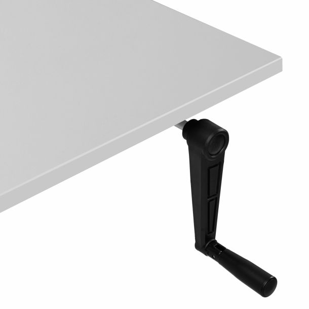 Регульований стіл ADAPWORK Smart Manual AdapDesk 138х68 18мм Crystal White, Snow White (1061489134) купить