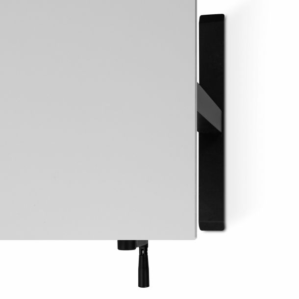 Регулируемый стол ADAPWORK Smart Manual AdapDesk 138х68 18мм Crystal White, Space Black (1061489139) дешево