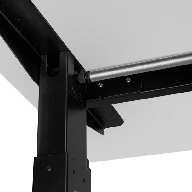 Регулируемый стол ADAPWORK Smart Manual AdapDesk 138х68 18мм Crystal White, Space Black (1061489139) в Украине