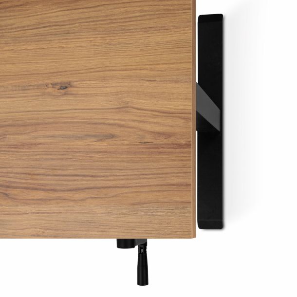 Регулируемый стол ADAPWORK Smart Manual AdapDesk 138х68 18мм Golden Wood, Space Black (1061489143) дешево