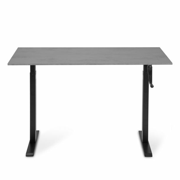 Регулируемый стол ADAPWORK Smart Manual AdapDesk 138х68 18мм Smoky Gray, Space Black (1061489140) в Киеве