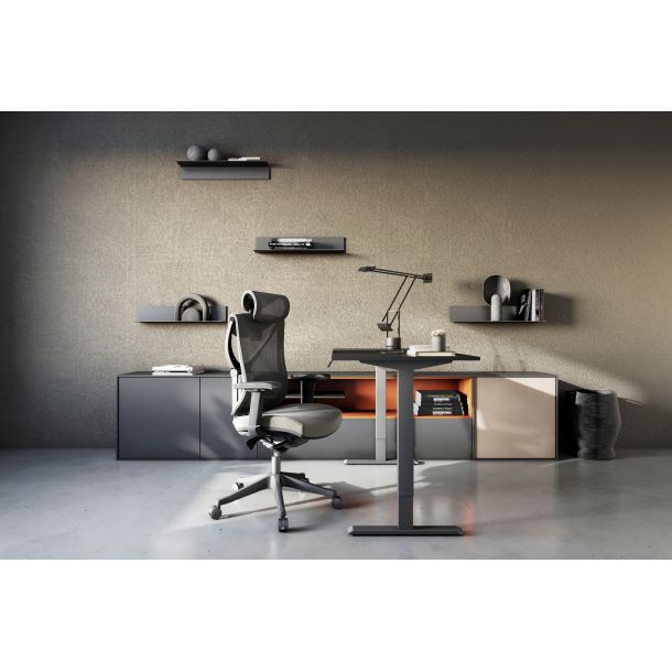 Регулируемый стол ADAPWORK SmartDesk 18мм 136х66 Черный, Черный (106735887) фото