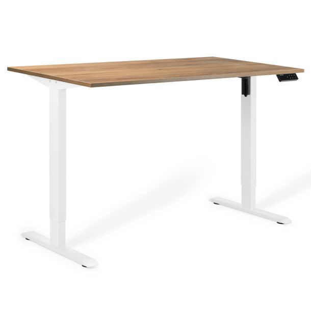 Регулируемый стол ADAPWORK SmartDesk 18мм 136х66 Дуб Аппалачи, Белый (106735885) kupistul