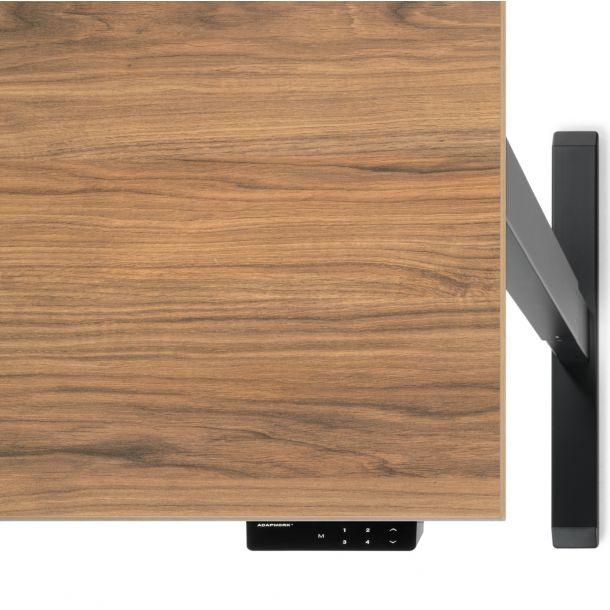 Регульований стіл ADAPWORK SmartDesk 18мм 136х66 Дуб Аппалачі, Чорний (106735890) недорого