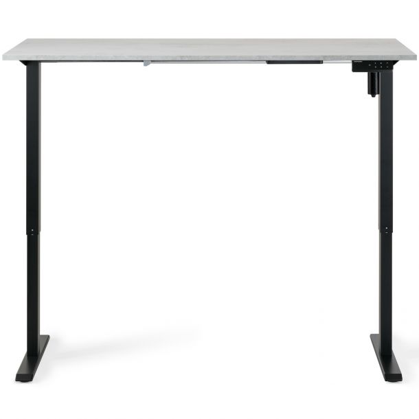 Регулируемый стол ADAPWORK SmartDesk 18мм 136х66 Серый бетон, Черный (106735888) kupistul