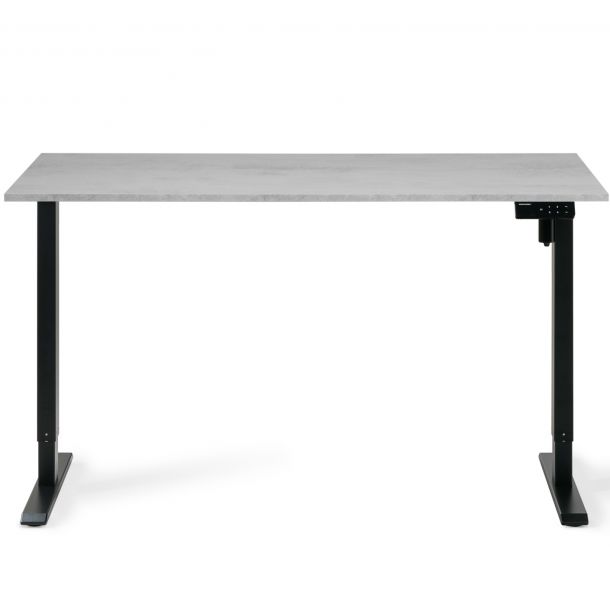 Регулируемый стол ADAPWORK SmartDesk 18мм 136х66 Серый бетон, Черный (106735888) цена