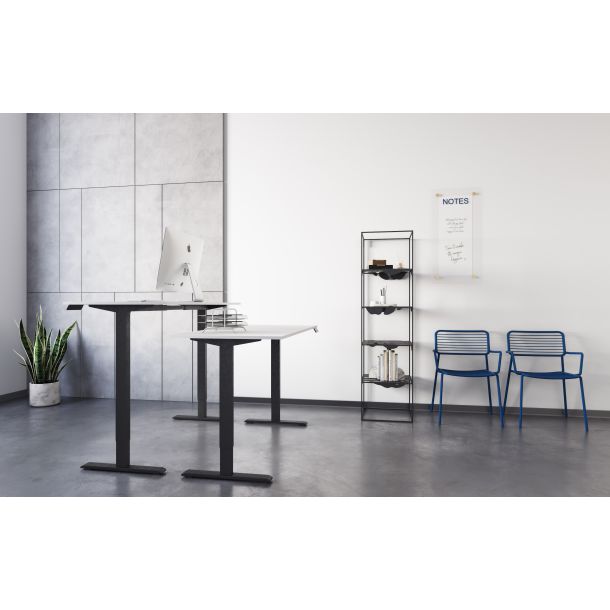 Регульований стіл ADAPWORK SmartDesk 18мм 136х66 Білий, Чорний (106735886) с доставкой