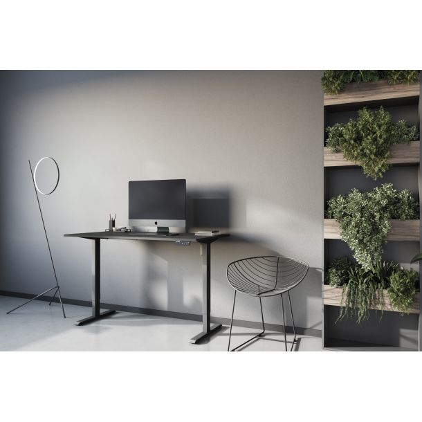 Регульований стіл ADAPWORK SmartDesk 18мм 136х66 Чорний бетон, Чорний (106735889) в интернет-магазине