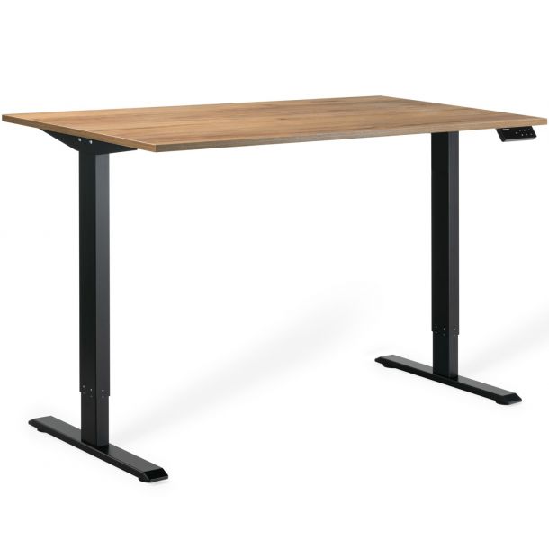 Регулируемый стол ADAPWORK SmartDesk 2 18мм 136х66 Дуб Аппалачи, Черный (106936693) в Украине