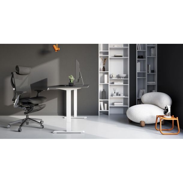 Регульований стіл ADAPWORK SmartDesk 2 18мм 136х66 Чорний, Білий (106936685) недорого