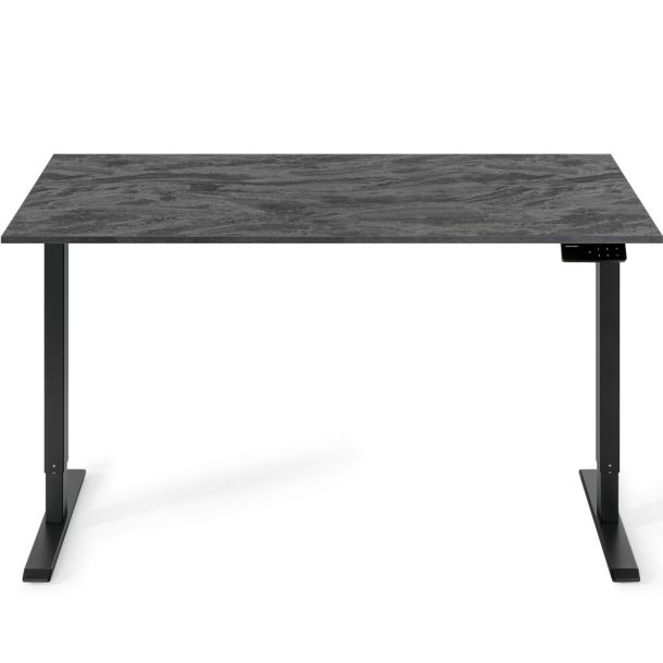 Регулируемый стол ADAPWORK SmartDesk One Base 18мм 136х66 Черный бетон, Черный (1061470015) в Украине