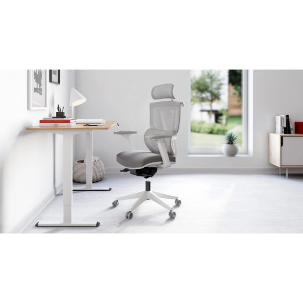 Регульований стіл ADAPWORK SmartDesk One Base 18мм 136х66 Дуб Аппалачі, Білий (1061470011) цена